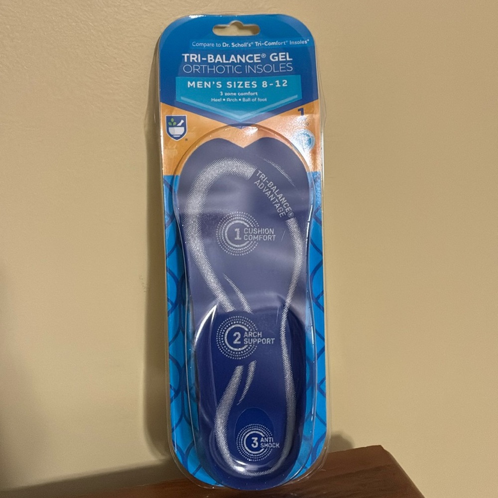 Rite Aid -  Tri Balance Gel Men’s Orthotic Insoles (1 pair)